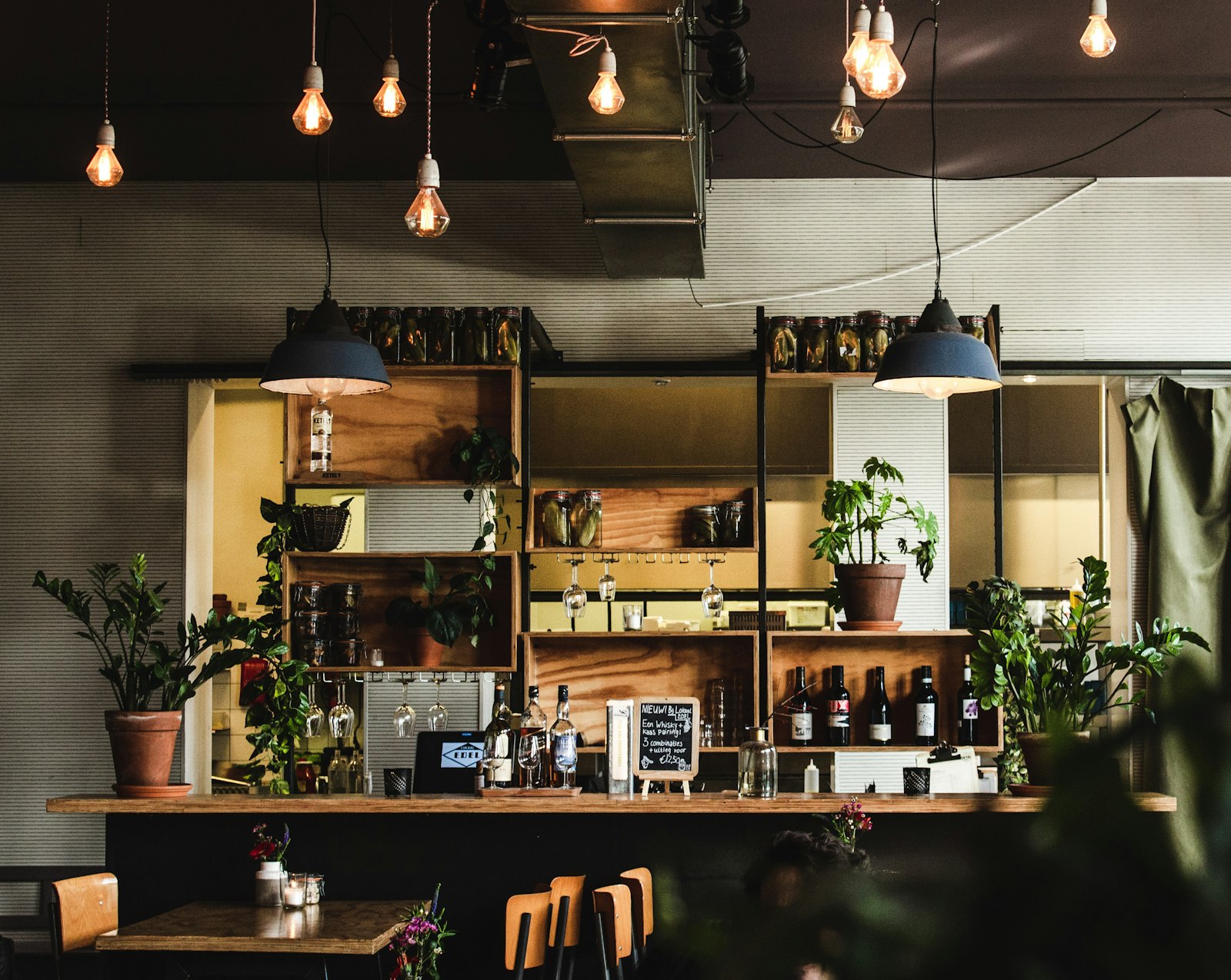 Atmosférický bar špecialitnej kaviarne